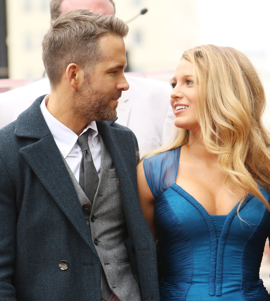 Ryan Reynolds And Blake Lively Hollywood Walk Of Fame 2016 Popsugar Celebrity Photo 5 