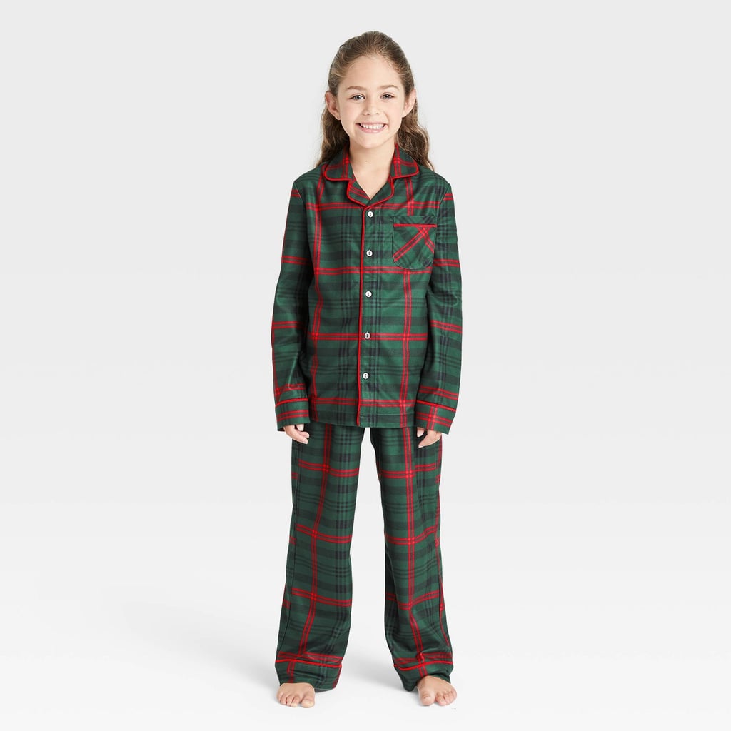 Kids' Tartan Plaid Pajama Set