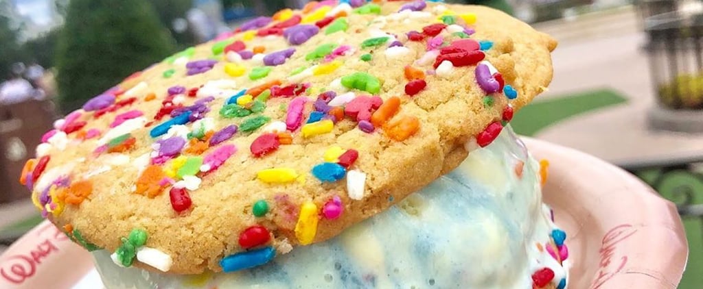 Disney World Birthday Cake Ice Cream Cookie Sandwich