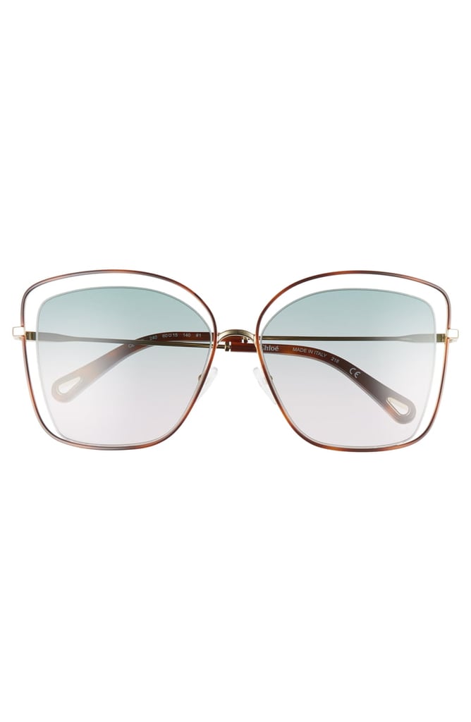 Chloé 60mm Halo Frame Sunglasses
