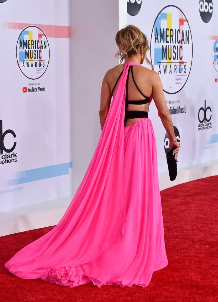 American Music Awards Red Carpet Dresses 2018