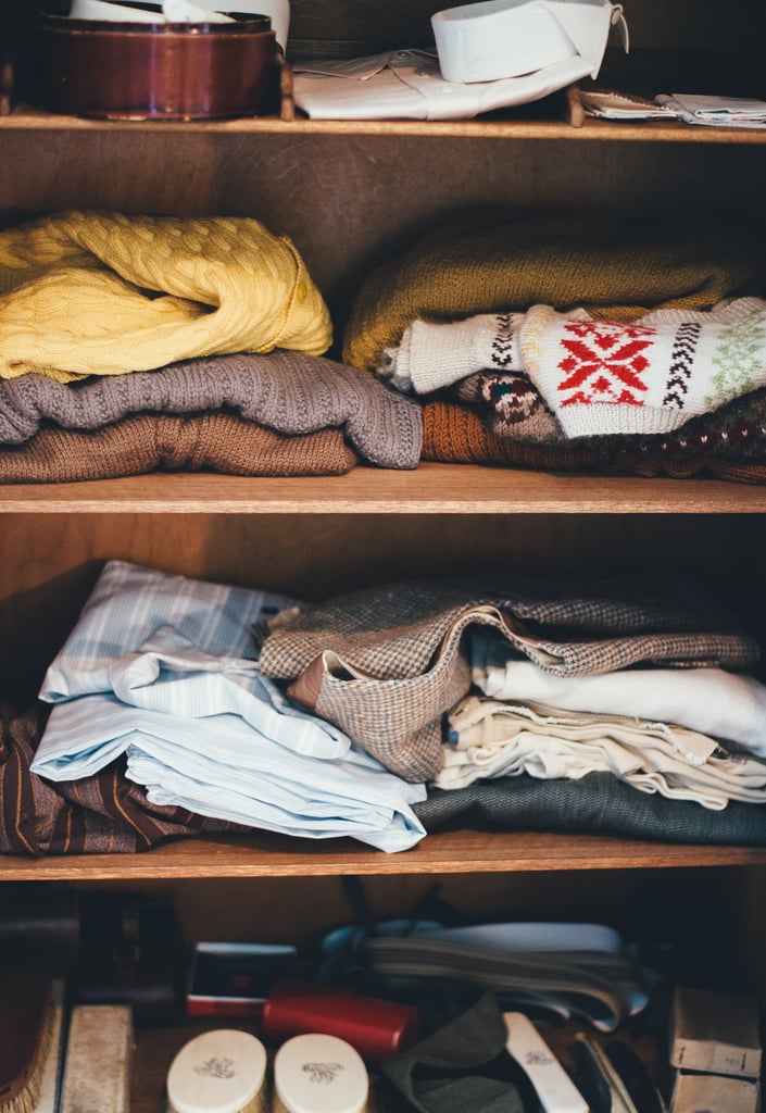 Gather the rest of your belongings, including out-of-season clothing and underwear.