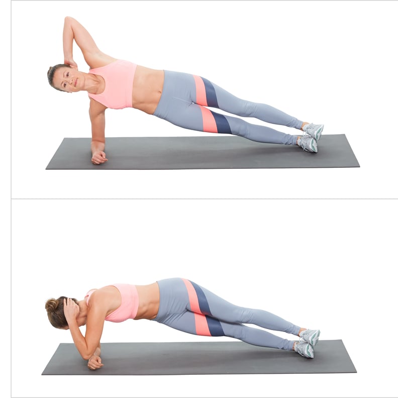 Elbow Plank With a Twist