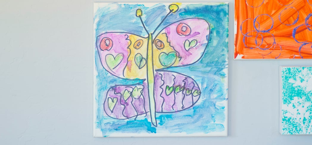 Watercolor Canvas Painting For Kids Popsugar Family