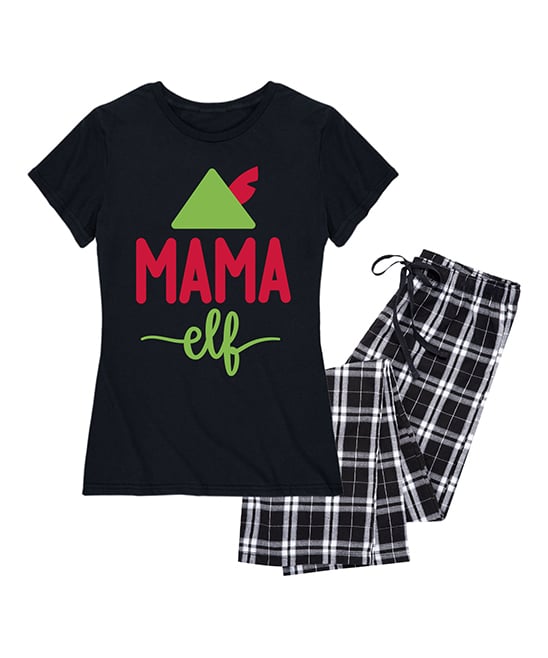 Mama Elf Pajama Set