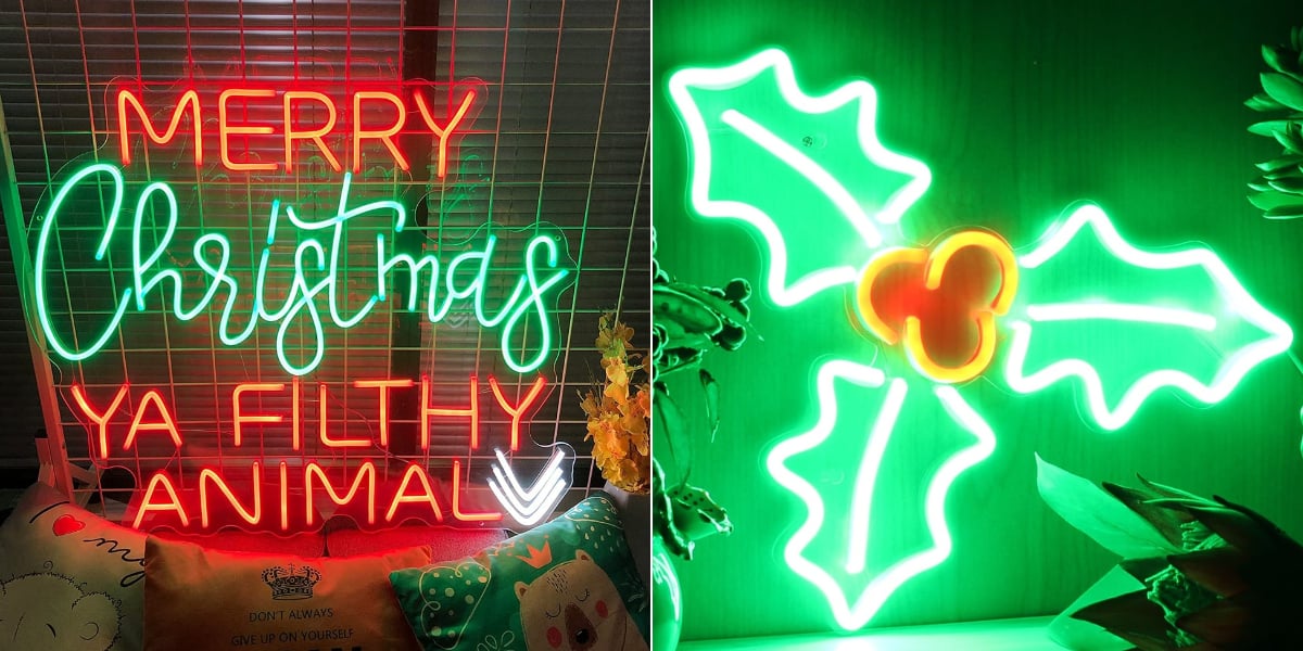 Best Christmas Neon Lights POPSUGAR Home