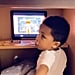 Funny Video of a Toddler Sitting Inside an Empty Cabinet