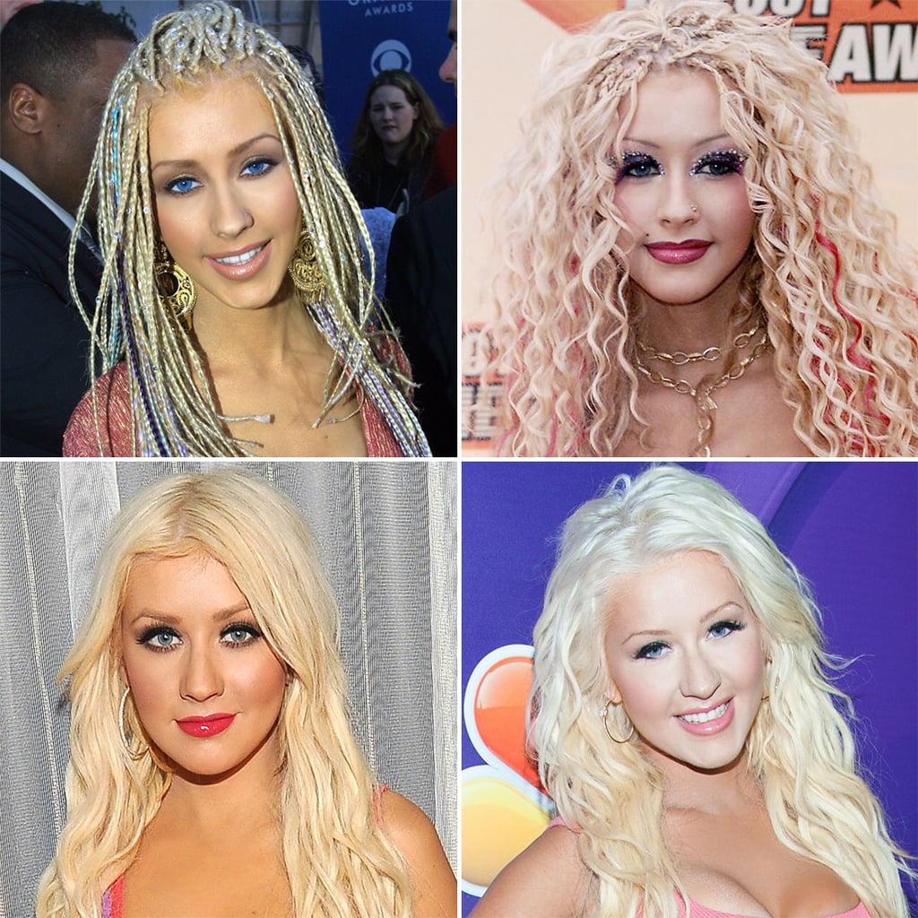 christina aguilera then and now