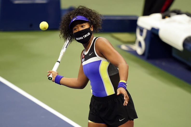 Naomi Osaka Wears a Breonna Taylor Mask For Round 1 of the US Open