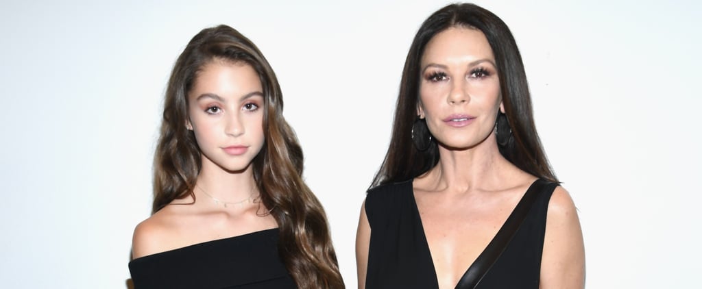 Catherine Zeta-Jones With Daughter at NYFW 2017