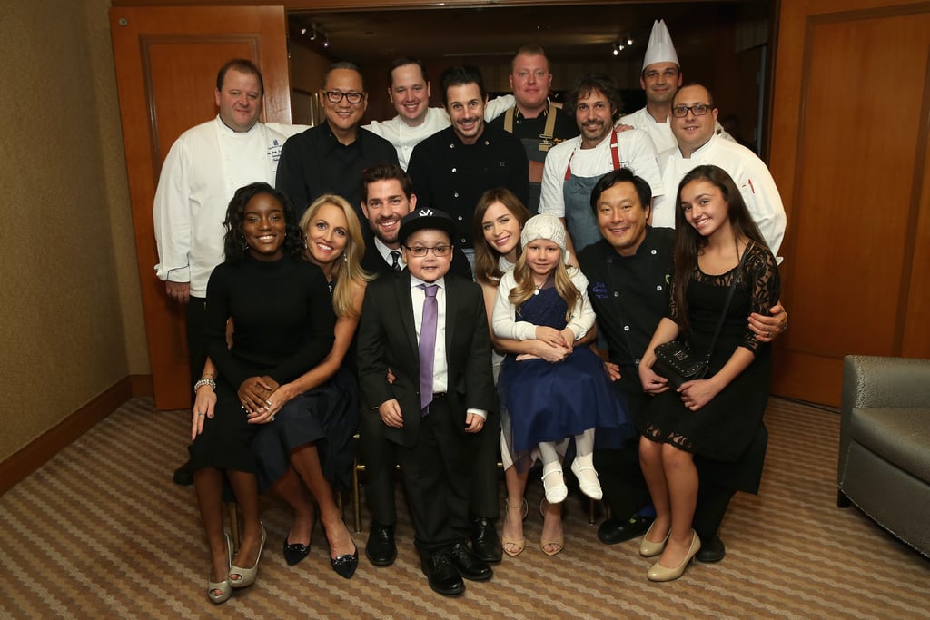 Emily Blunt and John Krasinski at Family Reach November 2015