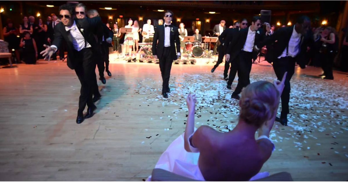 Groom Dancer Surprises Ballerina Bride With Dance At Wedding