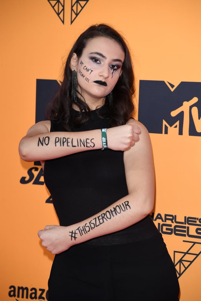 Jamie Margolin at the MTV EMAs 2019