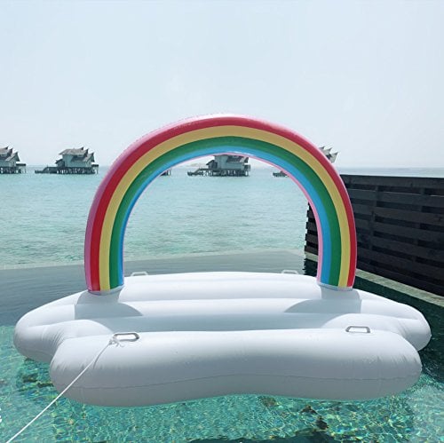 aqua cloud pool float