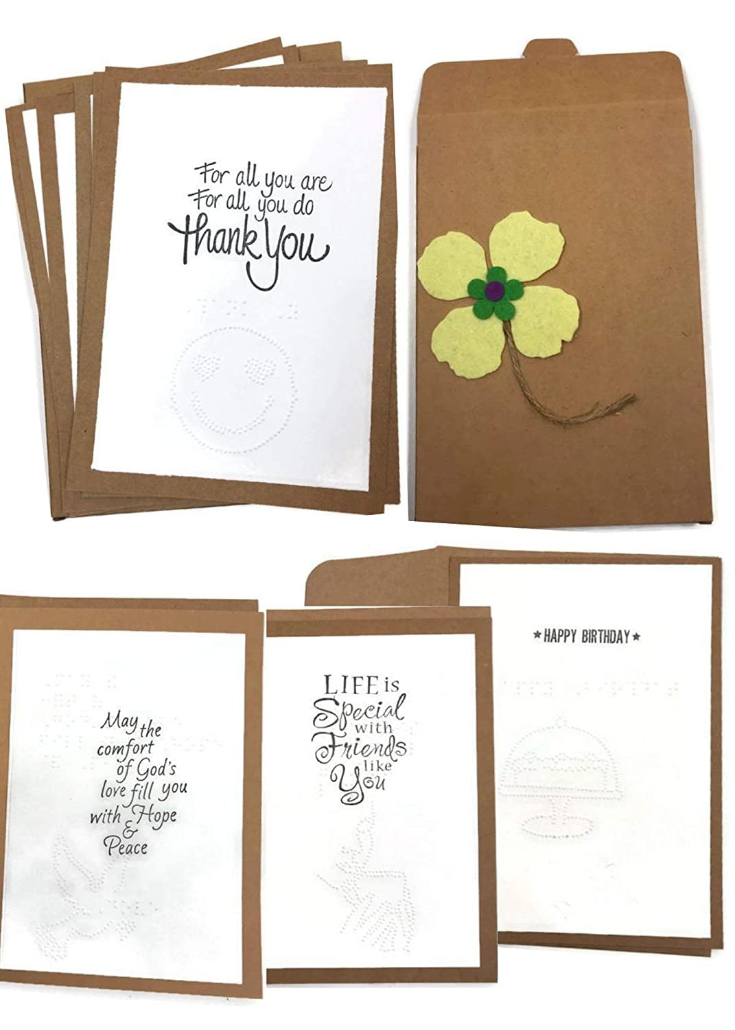 Greetingsinbraille Braille Note Cards | You'll Love These 16 Products  Created by Black Makers From Amazon Handmade | POPSUGAR Smart Living Photo 9