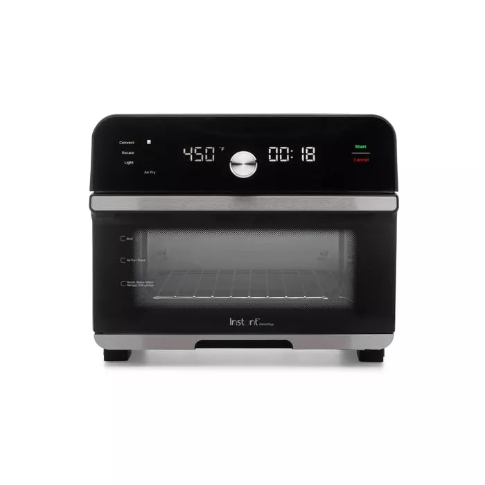 Instant Pot Omni Plus 10-in-1 Air Fryer Toaster Oven (Black/Stainless Steel)