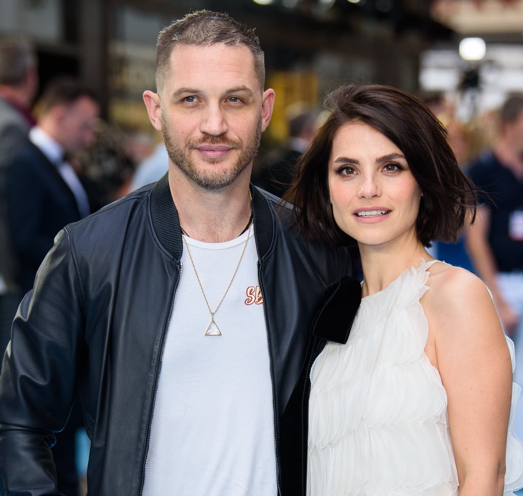 Tom Hardy and Charlotte Riley Swimming With Men Premiere