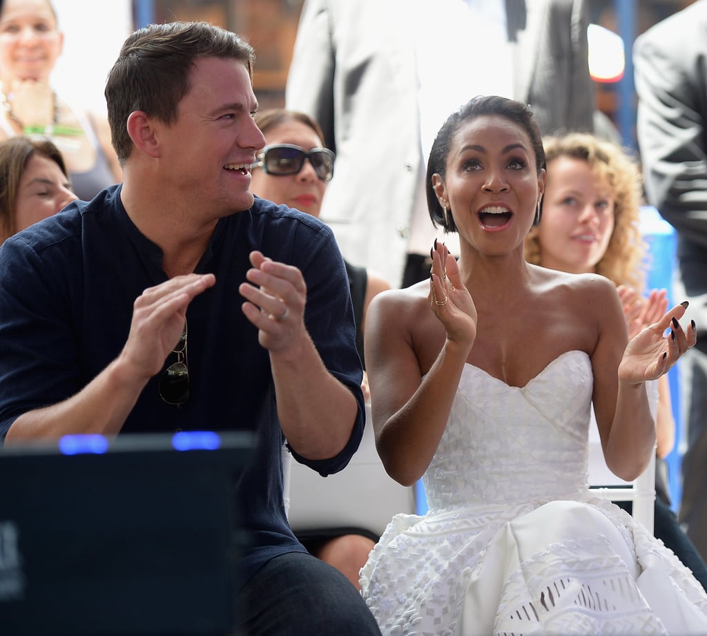 Channing Tatum and Jada Pinkett Smith Miami Hall of Fame