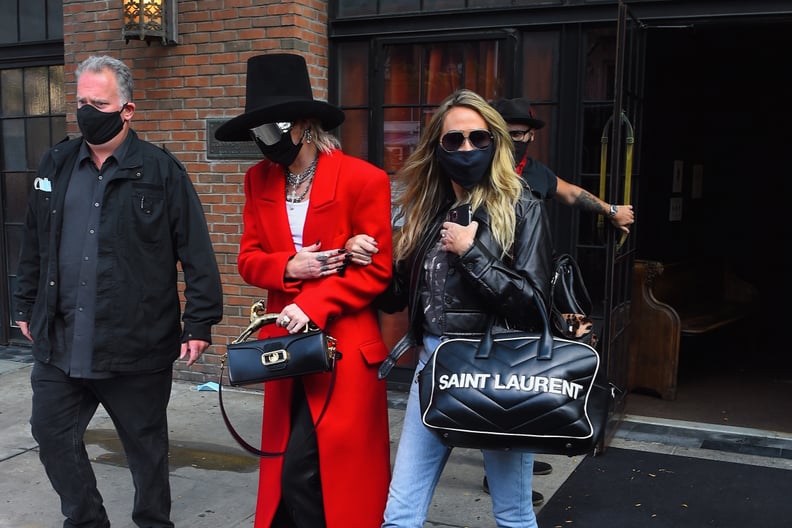 Miley Cyrus and Her Mom Tish Wear Designer Looks in New York