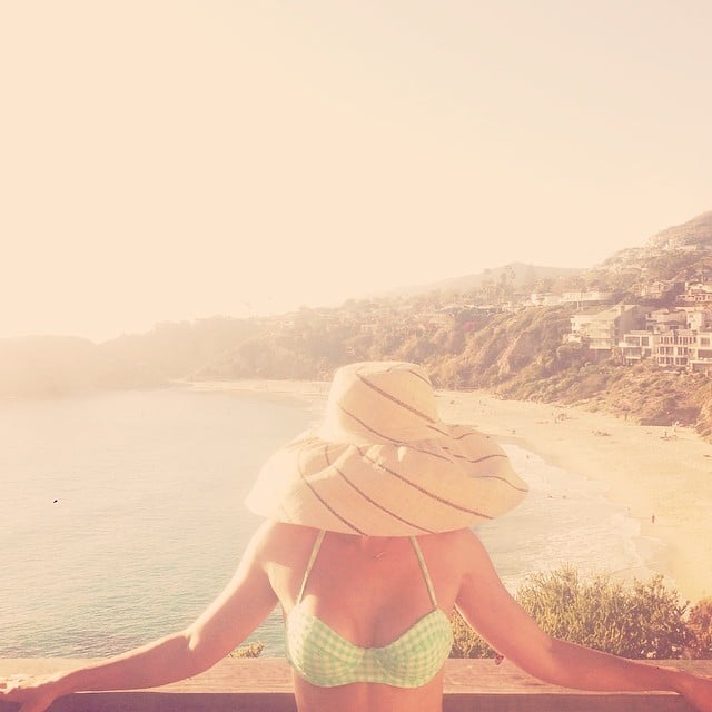 Lauren Conrad enjoyed the view.
Source: Instagram user laurenconrad