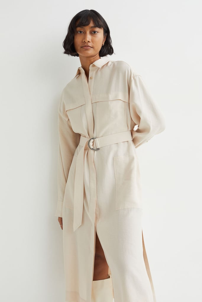 A Versatile Silhouette: H&M Lyocell-blend Shirt Dress