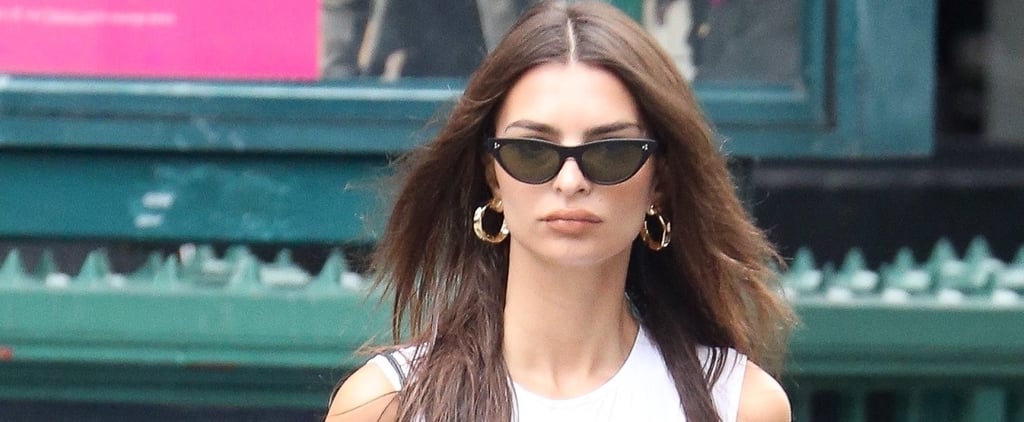 Emily Ratajkowski's Fall Knee High Boots Are Mustard Yellow