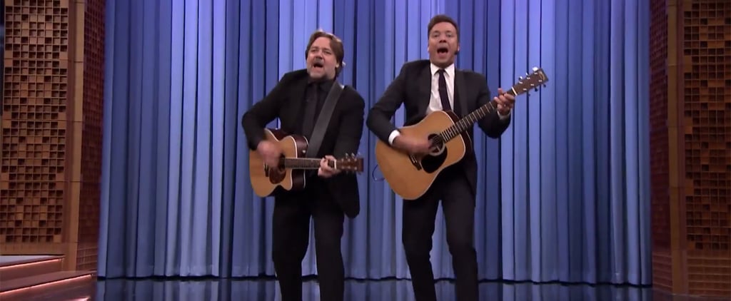 Russell Crowe and Jimmy Fallon Sing Earth Day Song