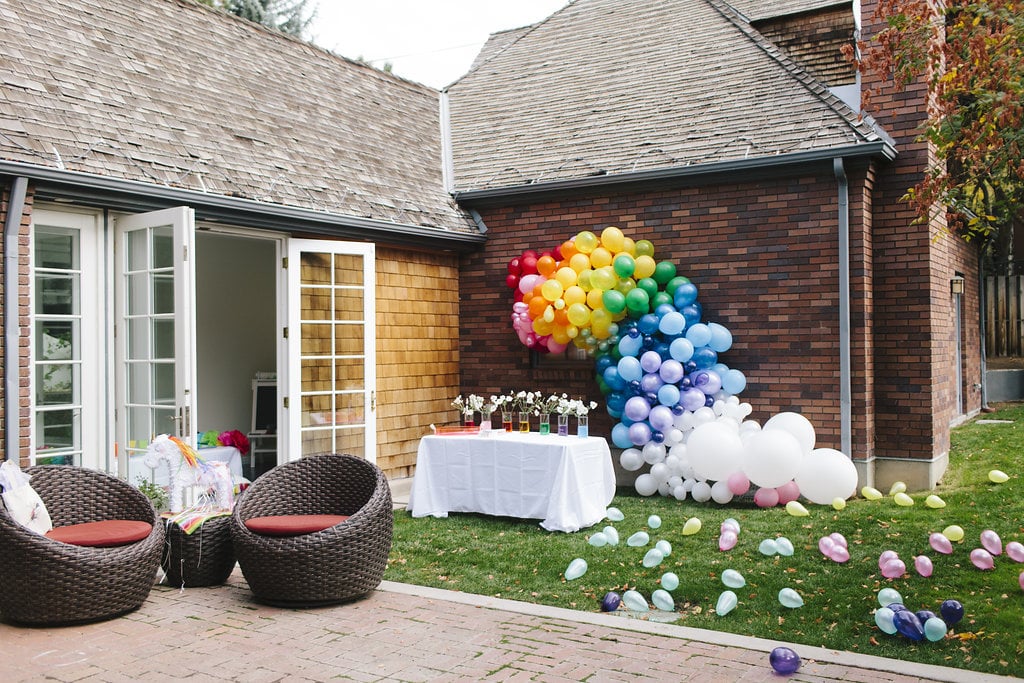 Girl's Rainbow Birthday Party