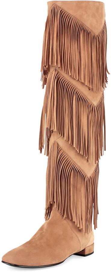 Roger Vivier Over-the-Knee Fringe Boot ($2,095)