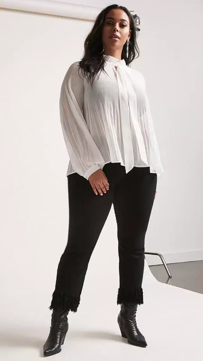 Forever 21 Plus-Size ETA Accordion Top