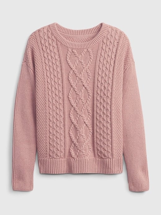 Gap Kids Cable-Knit Crewneck Sweater