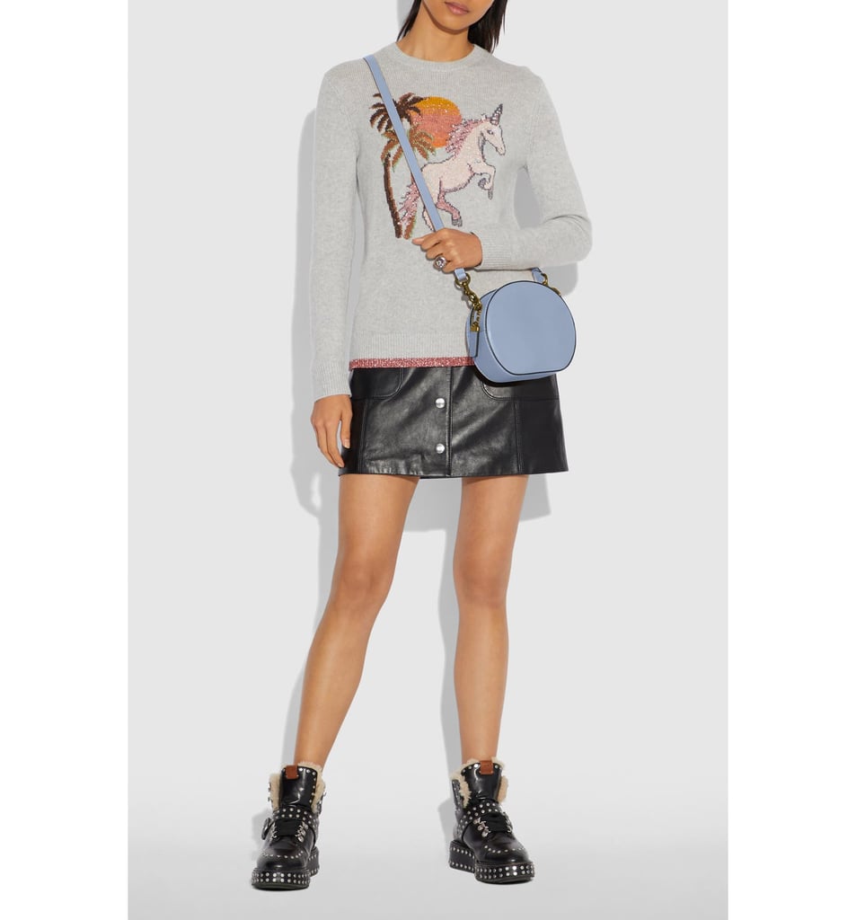 A Colorful Crossbody: Coach Canteen Leather Crossbody Bag