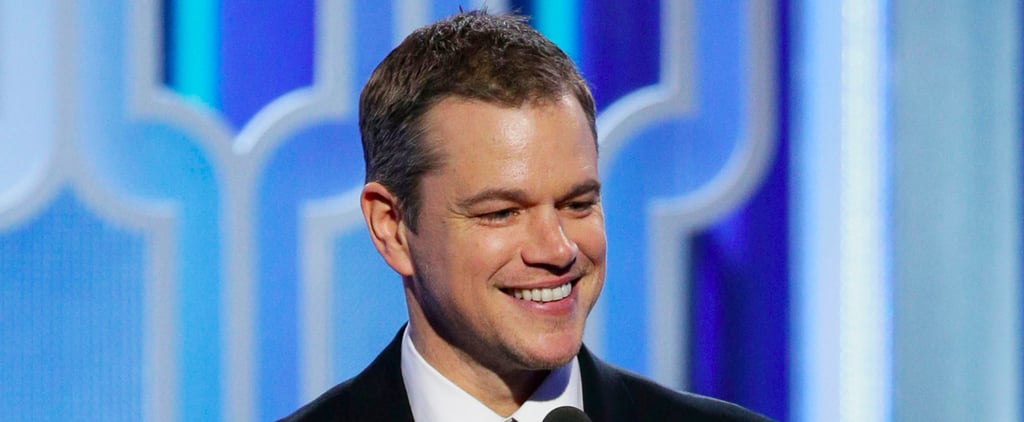 Matt Damon Acceptance Speech Golden Globes 2016
