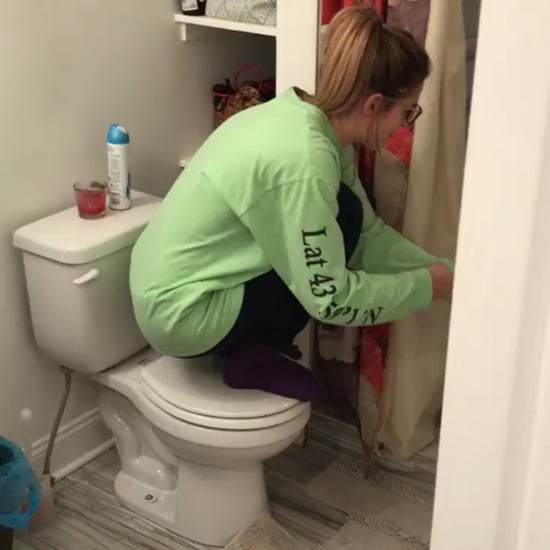 College Students Remove Rat From Home