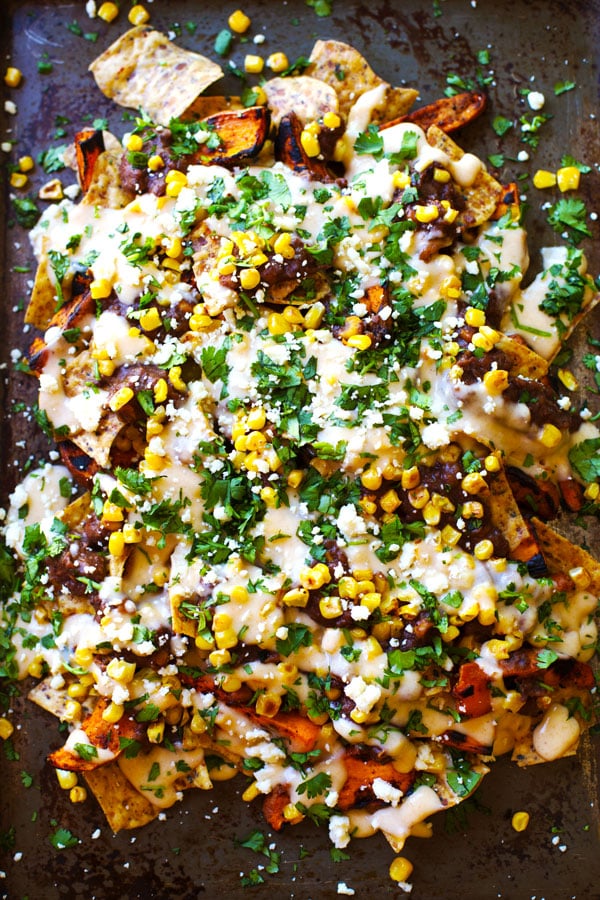 Grilled Sweet Potato Nachos