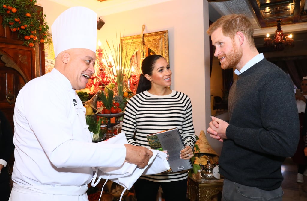 Meghan and Harry With Horses on Morocco Tour February 2019