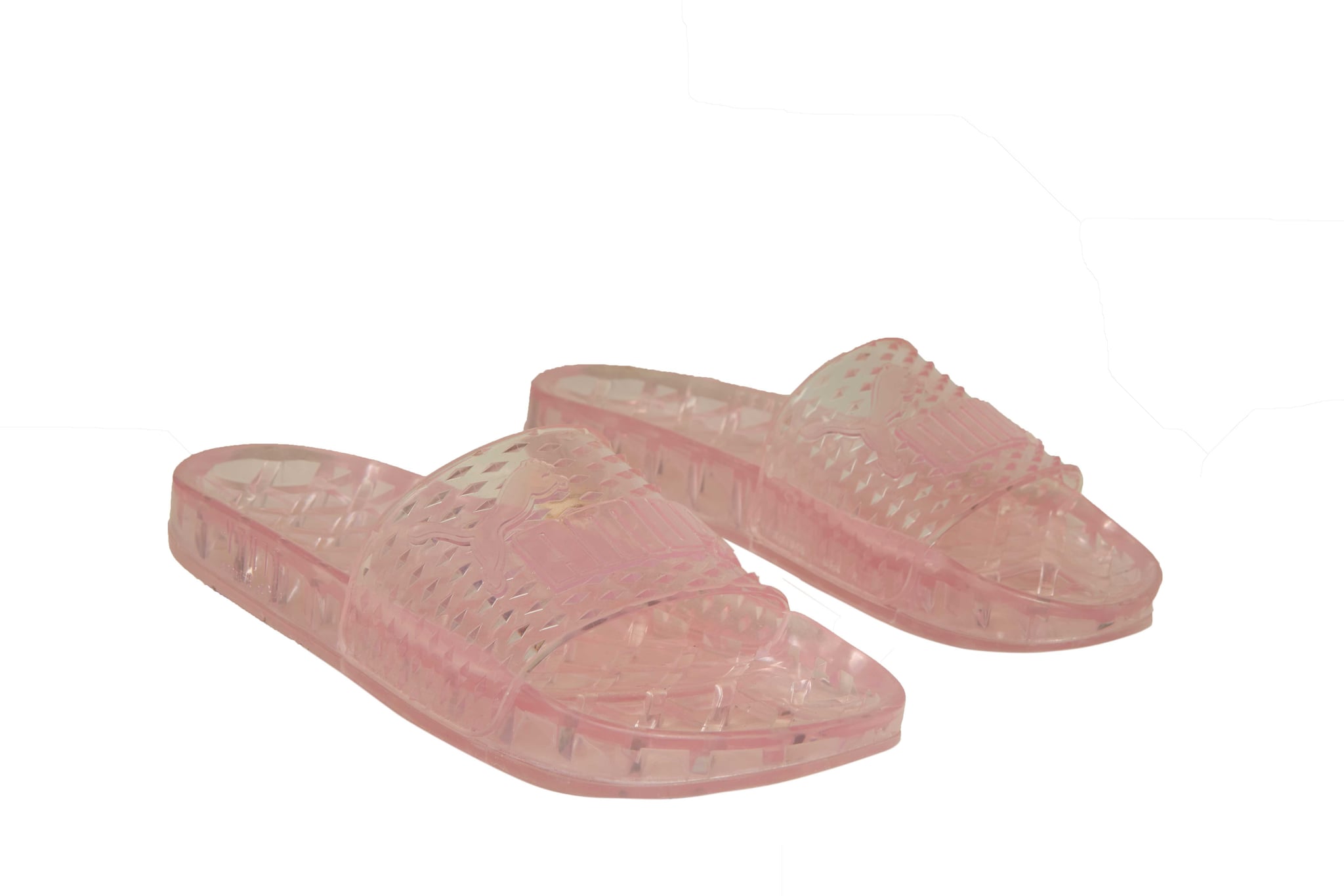 pink puma jelly slides