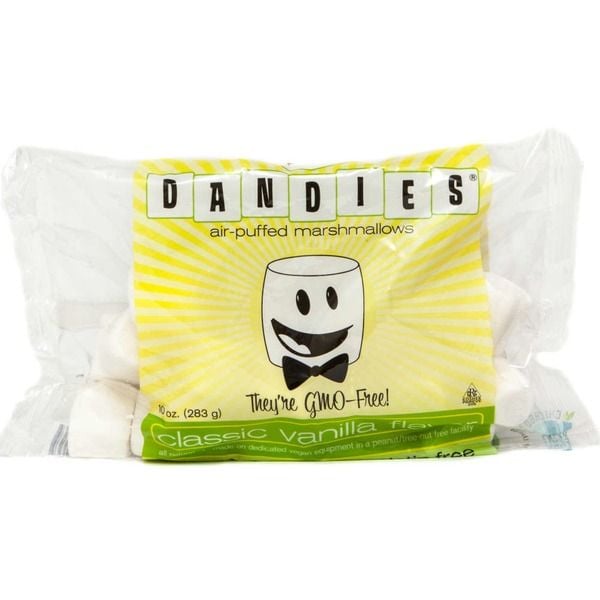 Even though I'm not vegetarian or vegan, I can't get enough of the chewy texture of Dandies GMO-Free Air-Puffed Marshmallows Classic Vanilla Flavor ($5). They are the only mallow that goes on my s'mores during the Summer.