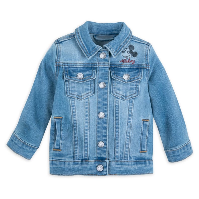 A Stylish Jacket: Mickey Mouse Denim Jacket
