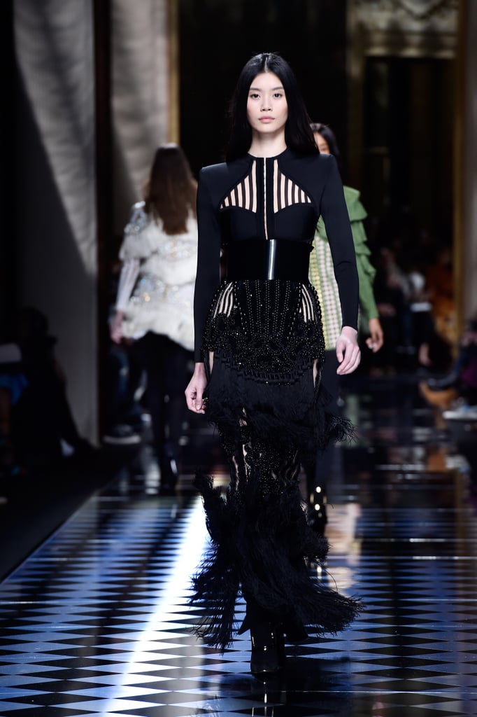 We Bet One of the Supermodels Will Debut This Beaded Evening Dress at a Party