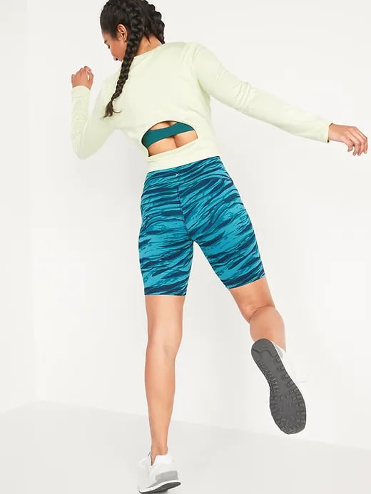 Old Navy High-Waisted Elevate Compression Biker Shorts — 8-Inch Inseam