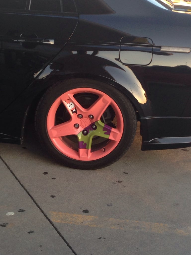 "Best wheels ever."
Source: Reddit user X3FBrian via Imgur