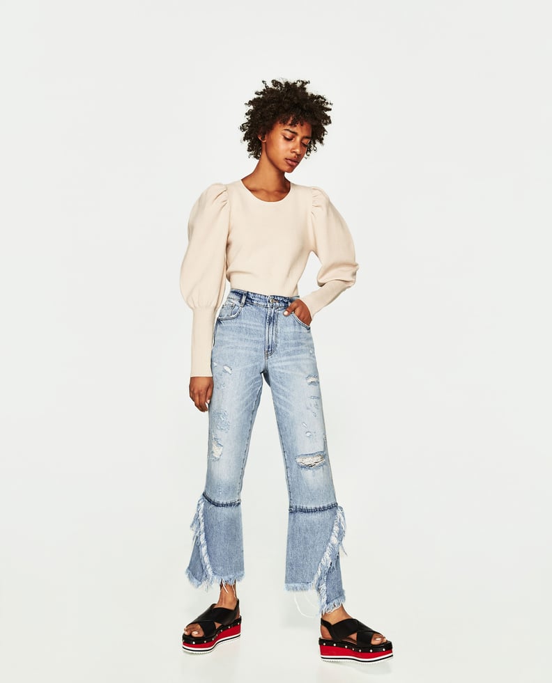 Zara Flared High-Waist Jeans