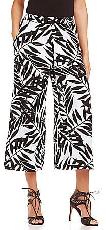 Sanctuary Clothing Palm Print Soft Crop Culotte ($99)