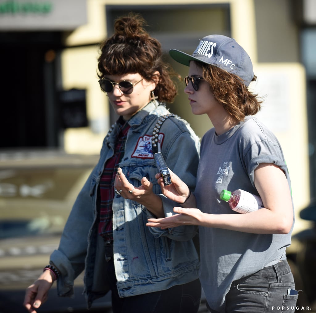 Kristen Stewart With Mystery Woman March 2016