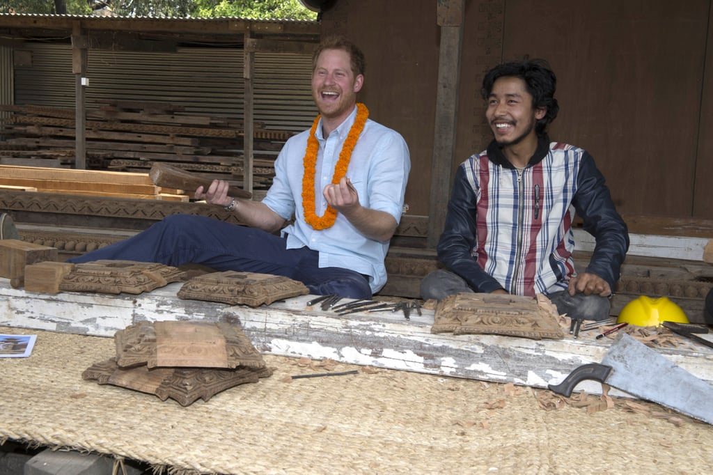 Prince Harry Visits Nepal March 2016
