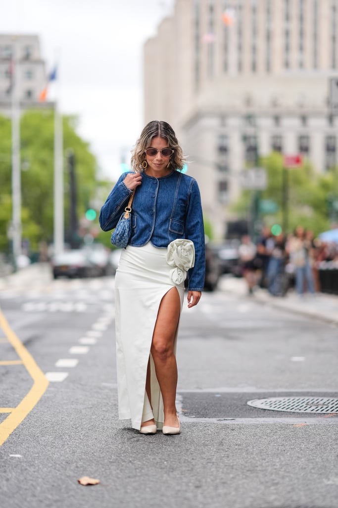 Look Back at NYFW Spring 2025 Street Style Trend: 3D Florals