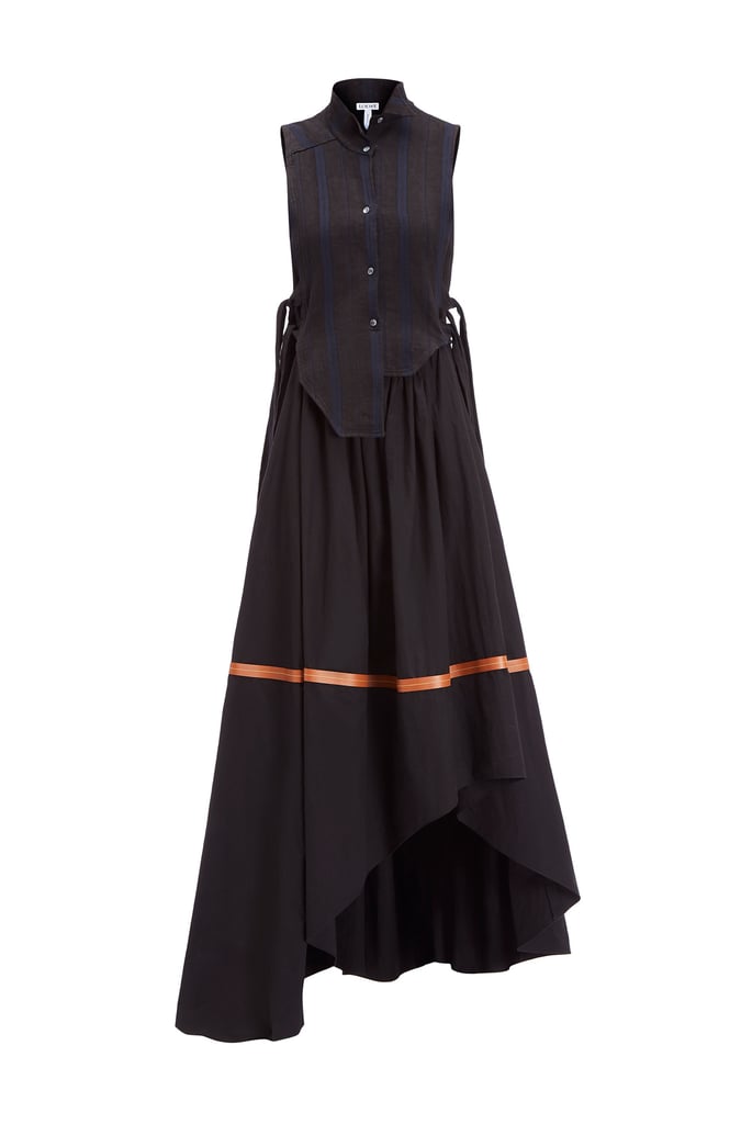 Loewe Sleeveless Shirtdress Gray/Black