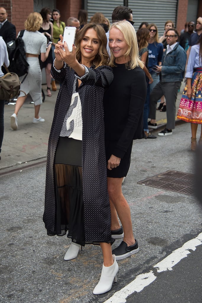 Jessica Alba at Thakoon New York Fashion Show Spring 2016