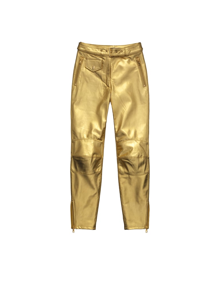 Ankle-Length Leather Pants